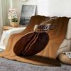 Poster C Creative C Coffee P Poster Throw Flannel Throw Blanket Suitable for Sofa Living Room Bedroom