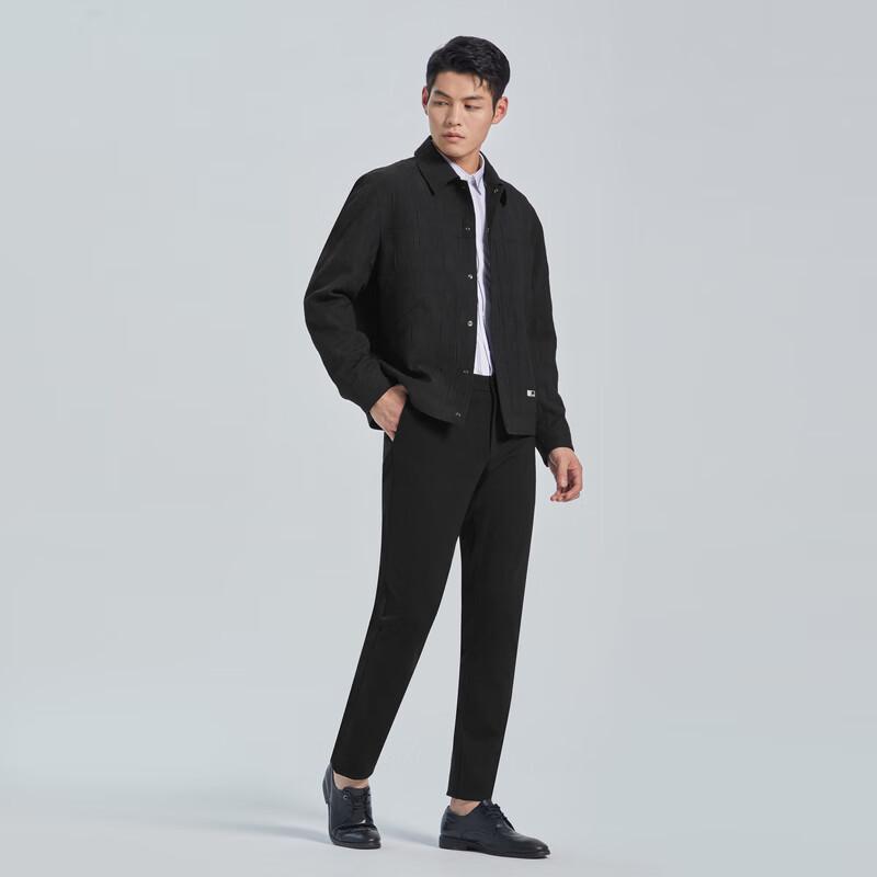 Lilanz Men's Embossed Jacquard Casual Jacket