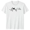 Dog Heartbeat TShirt Pet Lover Birthday Gift For Him And Her