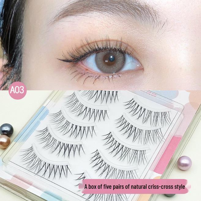 

Mengjie Shangpin Japanese Manga Style Cosplay False Eyelashes - European/American Natural Fairy Style