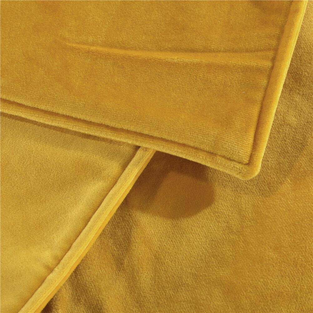 Luxury Velvet Solid Bed Runner Scarf Protector Slipcover Bed Decorative Scarf for Bedroom Hotel Wedding Room Twin/Queen/King