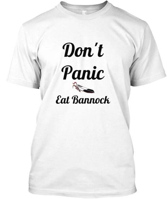 

Don t Panic Eat Bannock Tee TTshirt Made in the USA Size S to 5XL 2XL