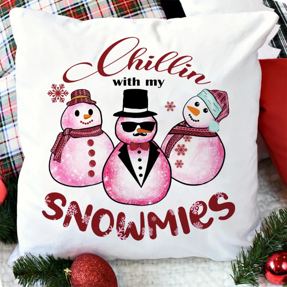 merry christmas printed Pillow Case christmas derco Pillow Dust Cover Bedroom Kids pink xmas Party Decoration Pillowcase gifts