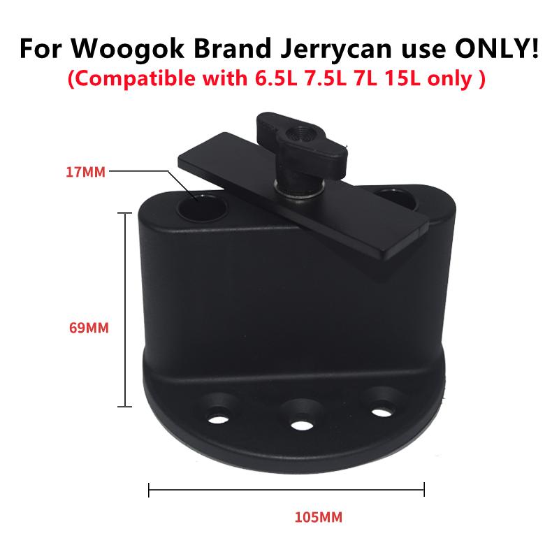 Gas Can Bracket Lock Clamp Fastener ONLY for Woogok Brand 7.5L/6.5L 7L 15L Jerrycan / Water Tank (DO NOT Use for Other Cans!)