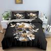 Skull Pattern Bedding Set For Bedroom Soft Cozy Duvet Cover Set Luxury Single Twin King Size Quilt Covers Home Textile