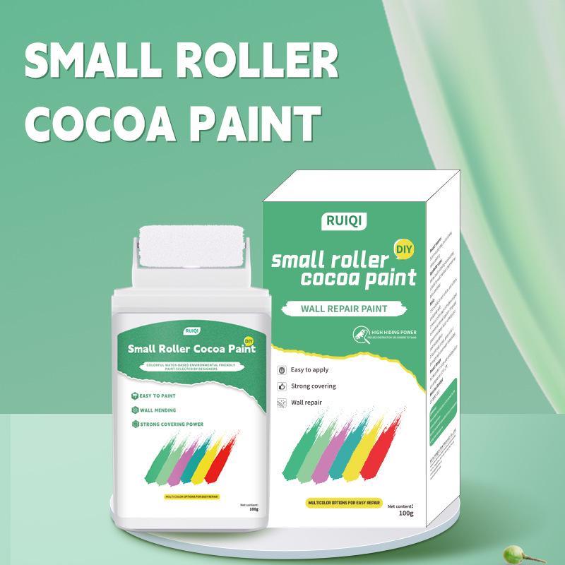 Odorless Latex Paint Roller Brush Kit for Easy Wall Repair and Recoloring