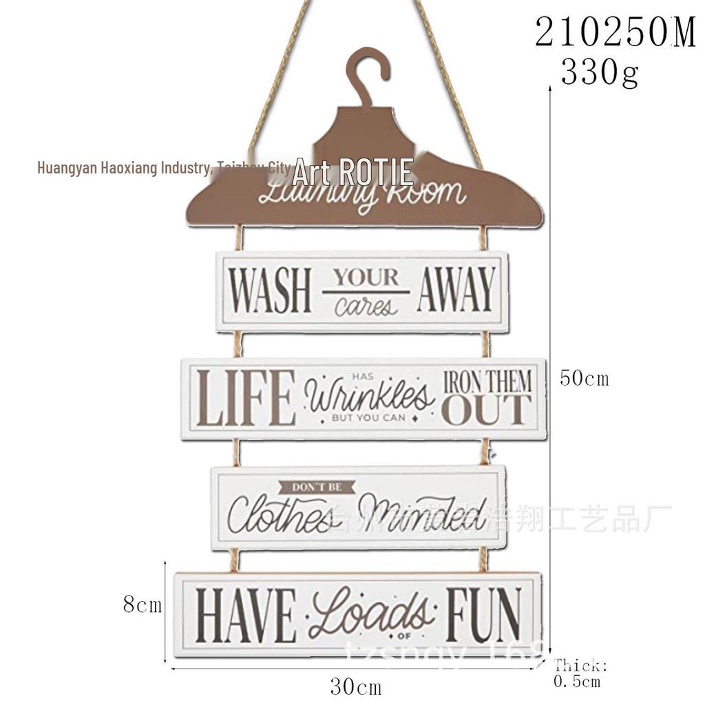 Hanging Valentine's Day Slogan Sign - Perfect for Home & Laundry Room Decor