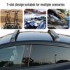 Tesla Model Y Roof Rack Crossbars - Silent Car Accessory