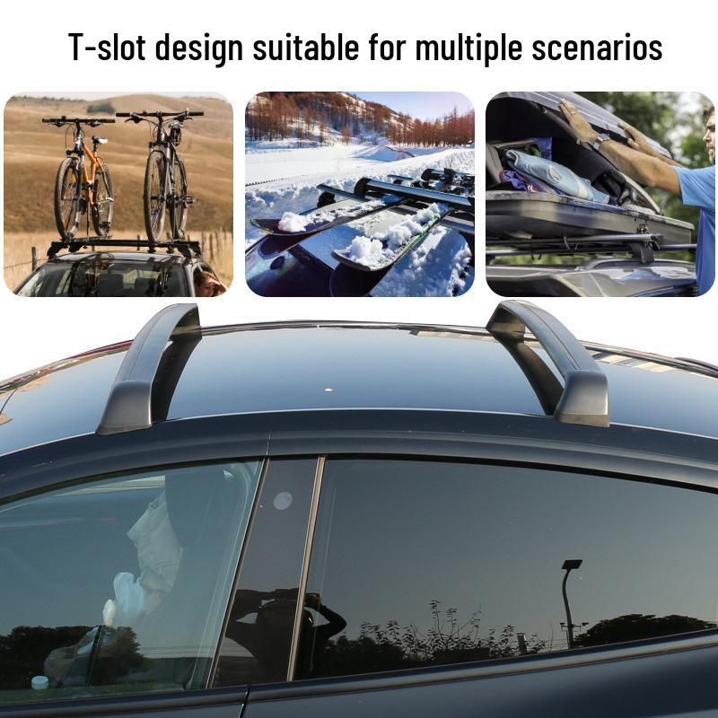 Tesla Model Y Roof Rack Crossbars - Silent Car Accessory