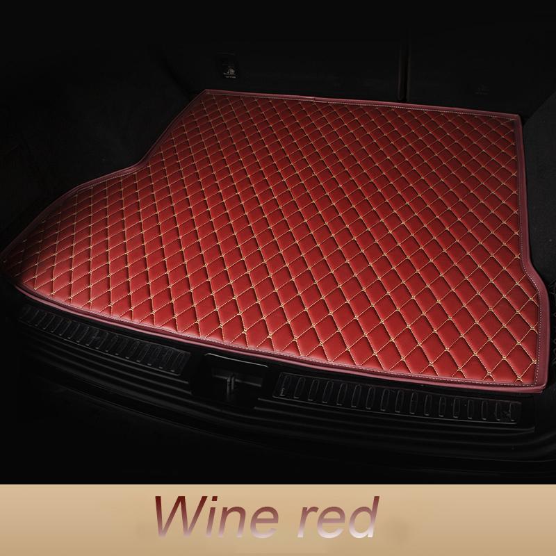 

Коврик в багажник автомобиля для Volkswagen Golf универсал Golf 6 2008 2009 2010 2011 2012 коврик для груза ковер аксессуары для интерьера чехол вино красного