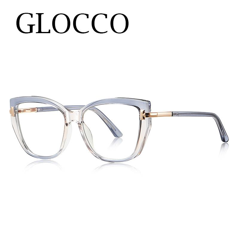 TR90 Anti Blue Light Reading Glasses Fashion Gradient Designer Eyewear Spring Legs Frame +1.5 +0.75