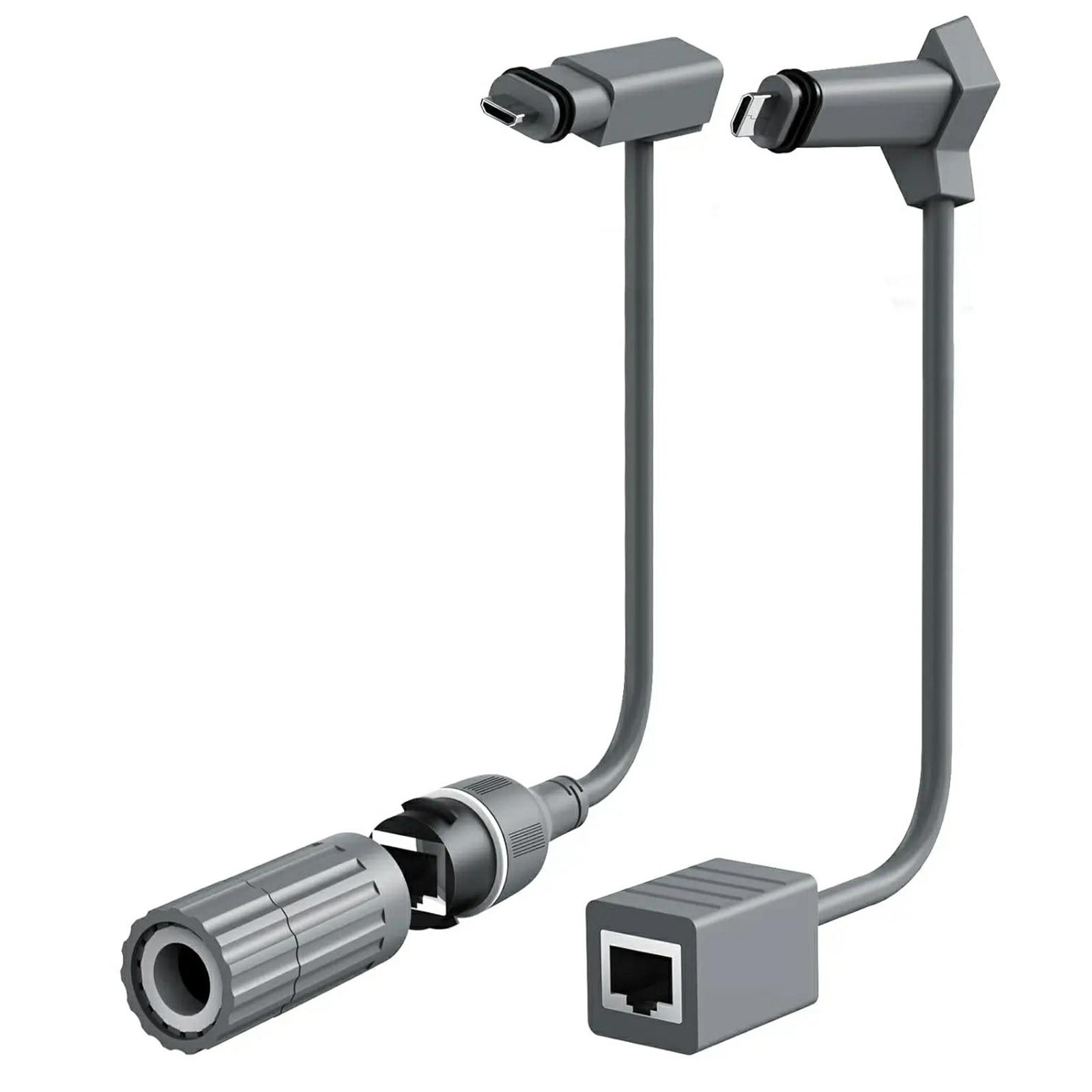 

2 шт. Для кабелю Starlink V2 Адаптер SPX до RJ45 Перехідник для Ethernet-кабелю CAT5E 26AWGx4P+D Роз єм As Shown A