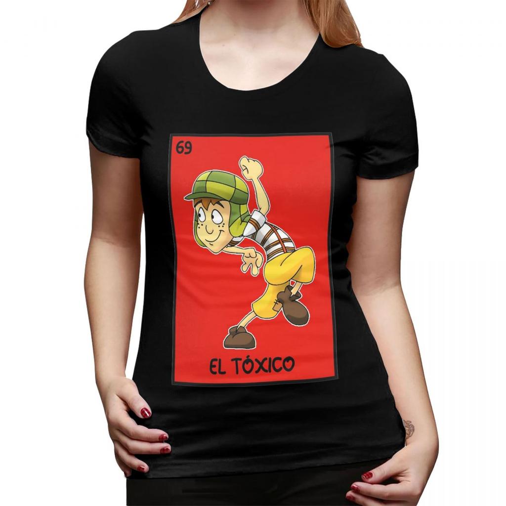 El Toxico El Chavo Del Ocho TShirt for Women ONeck Streetwear T Shirts Womens Tees Short Summer Clothes Tops