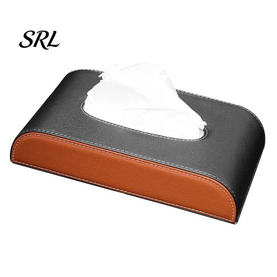 Car Tissue Holder for Dashboard Box, Sun Visor Type Block Hanging Container, Towel Napkin Holder, Easy Clean Paper Rack Organizer, Stable Dispenser