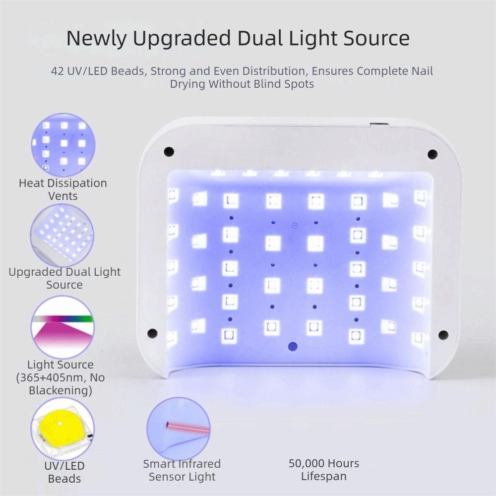 Portable Cordless UV Nail Lamp Rechargeable UV Light Nail Art Dryer UV LED Nail Light  Home Use