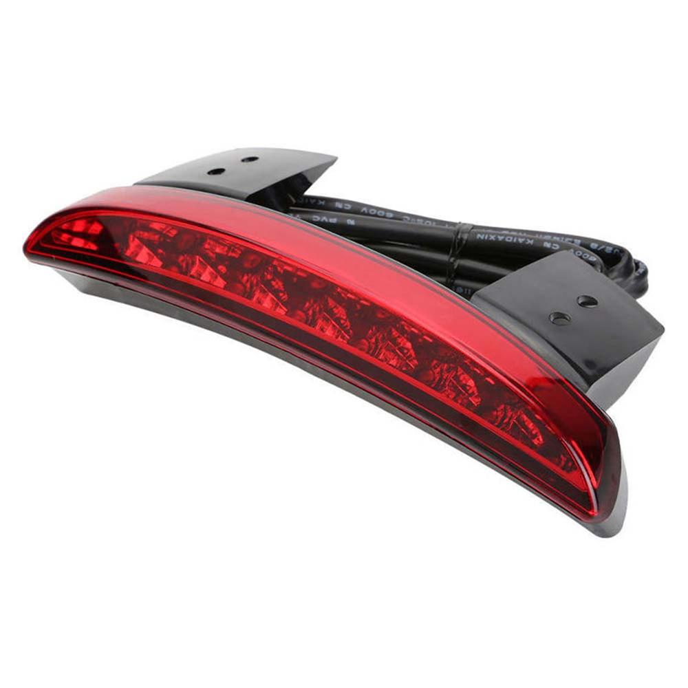 Bike Motorcycle Lights Rear Fender Edge Red LED Brake Tail light Motocycle For Harley Touring Sportster XL 883 1200 Cafe