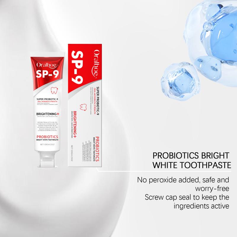 Sp-9 Probiotic Toothpaste Whitening Tooth Gentle Cleansing Dental Plaque Stains Remove Oral Bad Breath Tooth Brighten Product
