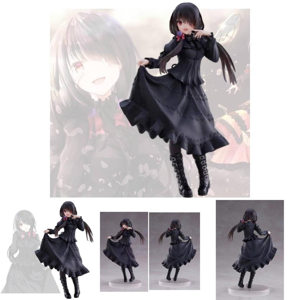 Wholesale Dropshipping Pvc Date A Live Kurumi Tokisaki Dress Handmade Model Anime Figure Box Decoration