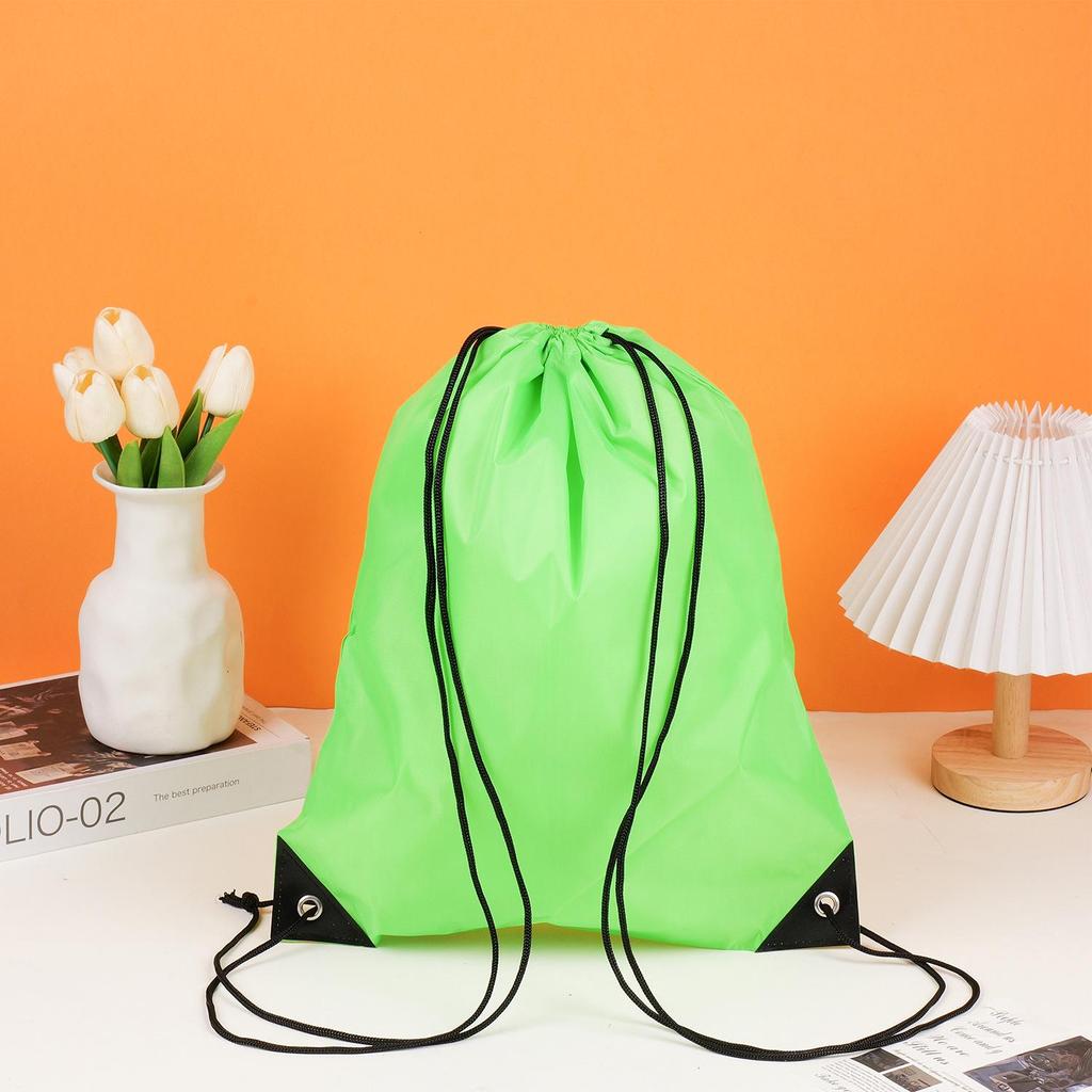 Waterproof 210D Polyester Drawstring Sports Backpack with Custom Logo