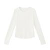 La Chapelle Women's Long-Sleeve Crew Neck T-Shirt