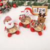 Christmas Gift Basket Hand-woven Candy Storage Box Fruits Storage Box Lightweight Storage Bag Exciting Gift for Children
