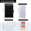 A6 PU Leather Budget Binder Notebook Cash Envelopes System Set with Binder Pockets for Money Budget Saving Bill Organizer