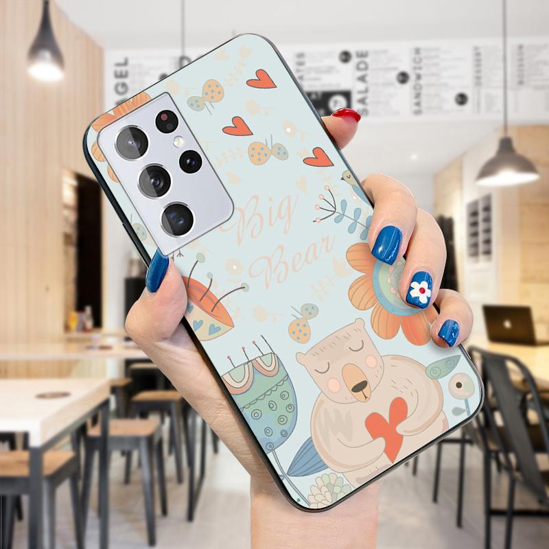 Seria Animale Desene Animate Încântător Bufniță Vulpe Urs Veveriță Husă pentru telefon