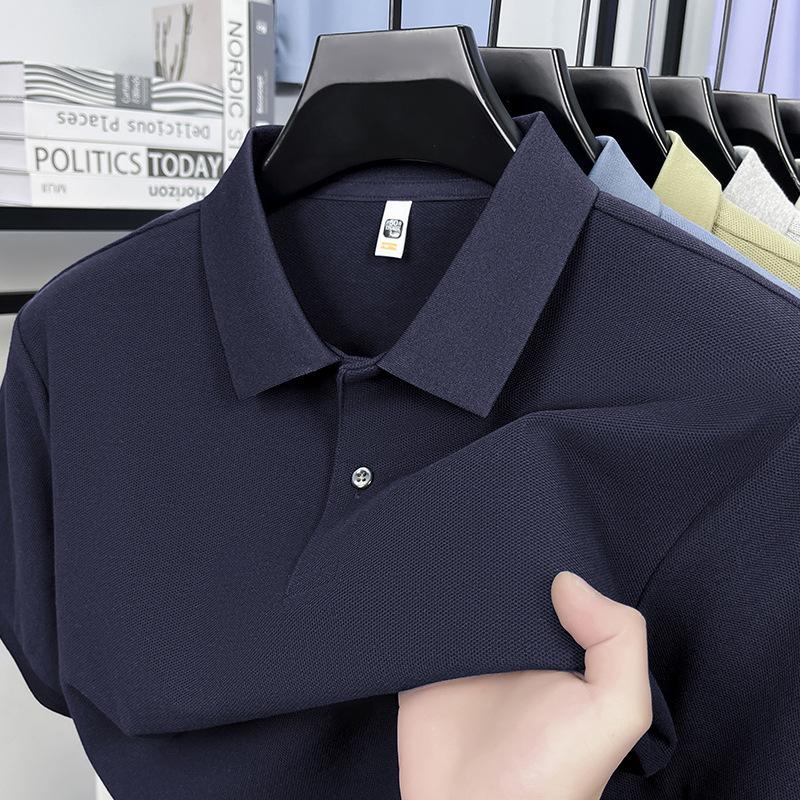 Short Sleeve T-Shirtpolo Men's Summer Lapel Collar Casual Top