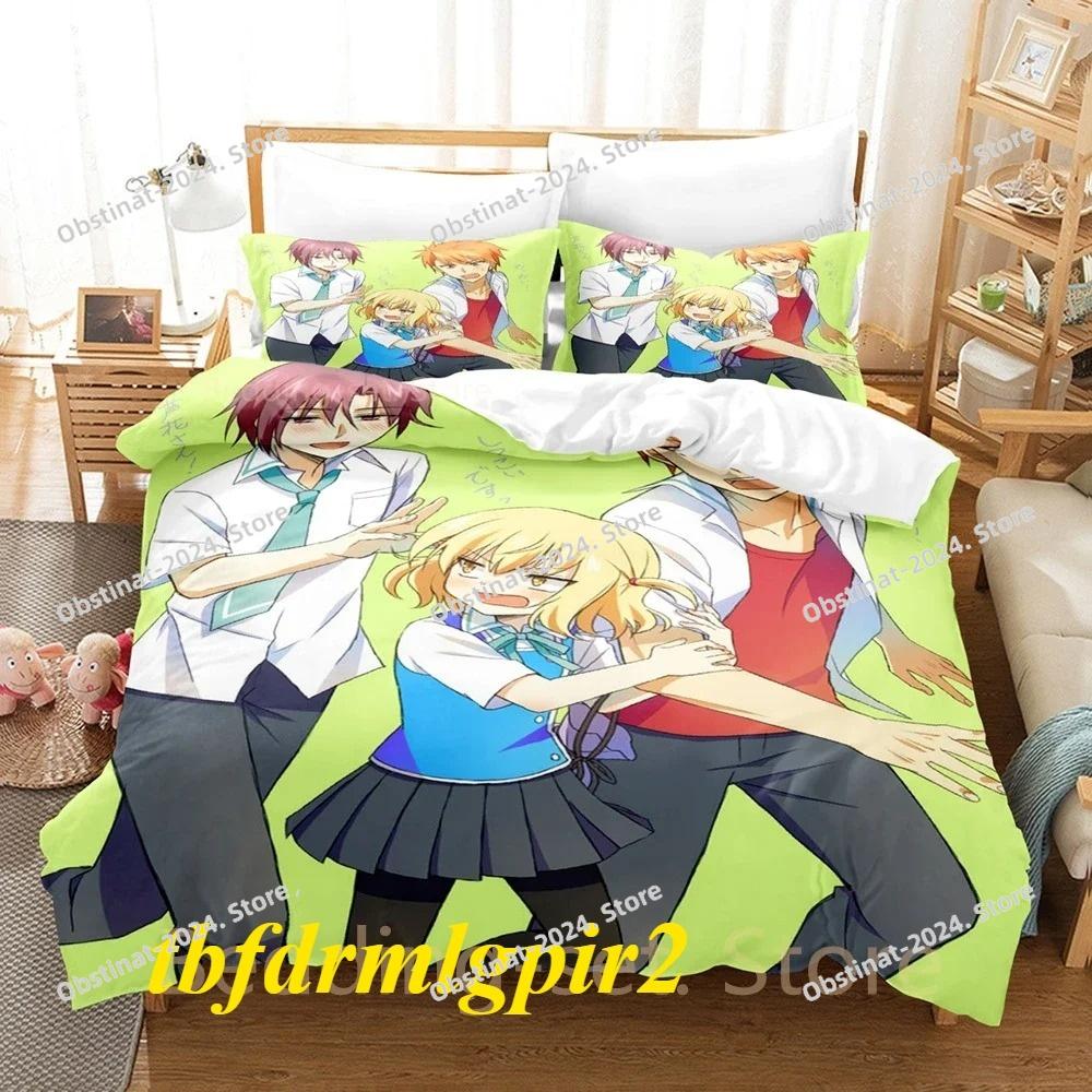 3d Print Anime D-Frag! Bedding Set Duvet Cover Comforter Bed Set Quilt Cover Pillowcase King Queen Twin Size Boys Girls Adult