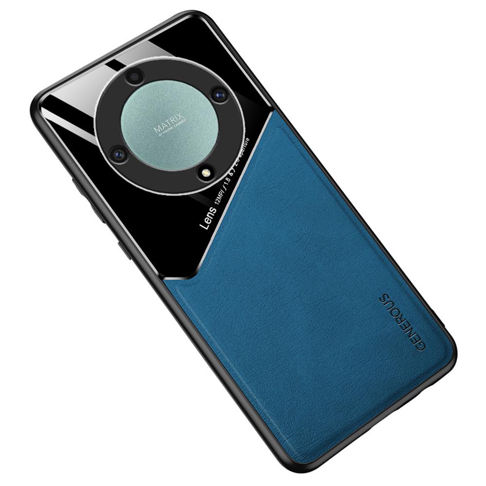 TPU+PC+PU Leather Phone Cover for Honor X9a 5G Slim Phone Case Support Magnetic Car Mount