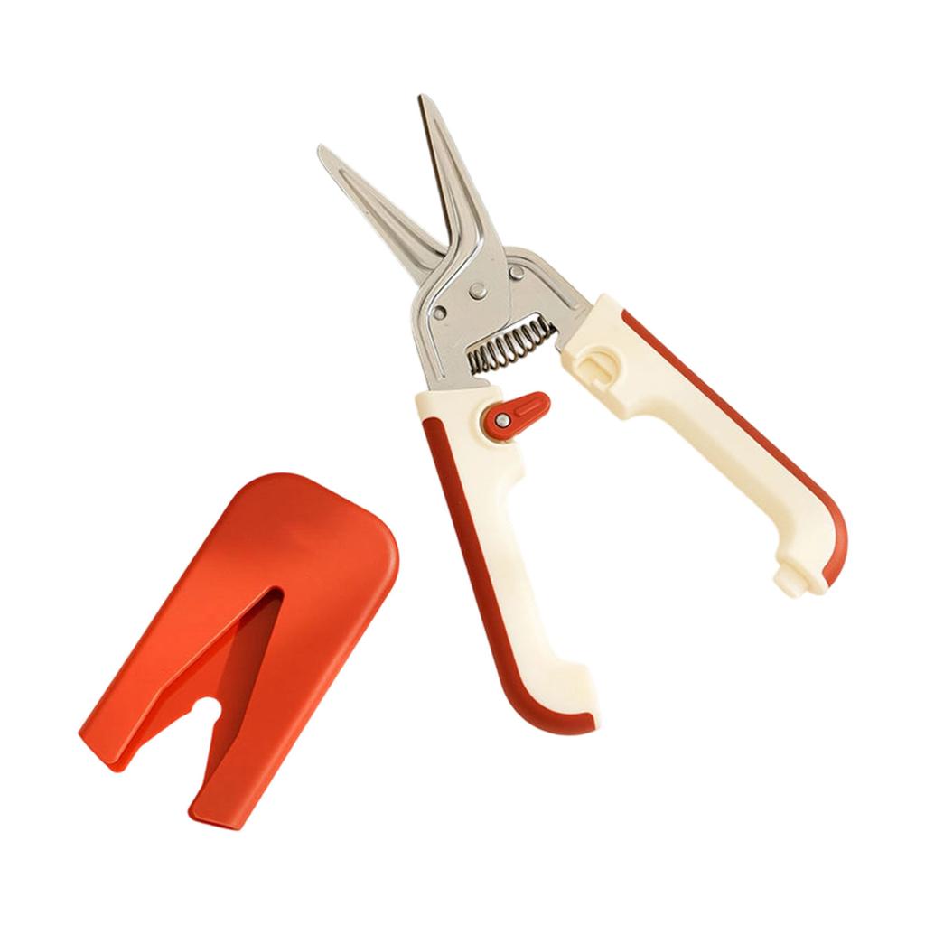 Rostfreier Stahl Geflügelschere Praktische Küchenschere Zum Schneiden von Knochen und Gemüse Sicherer Verschluss Spülmaschinenfest Ergonomische Griffdesigns