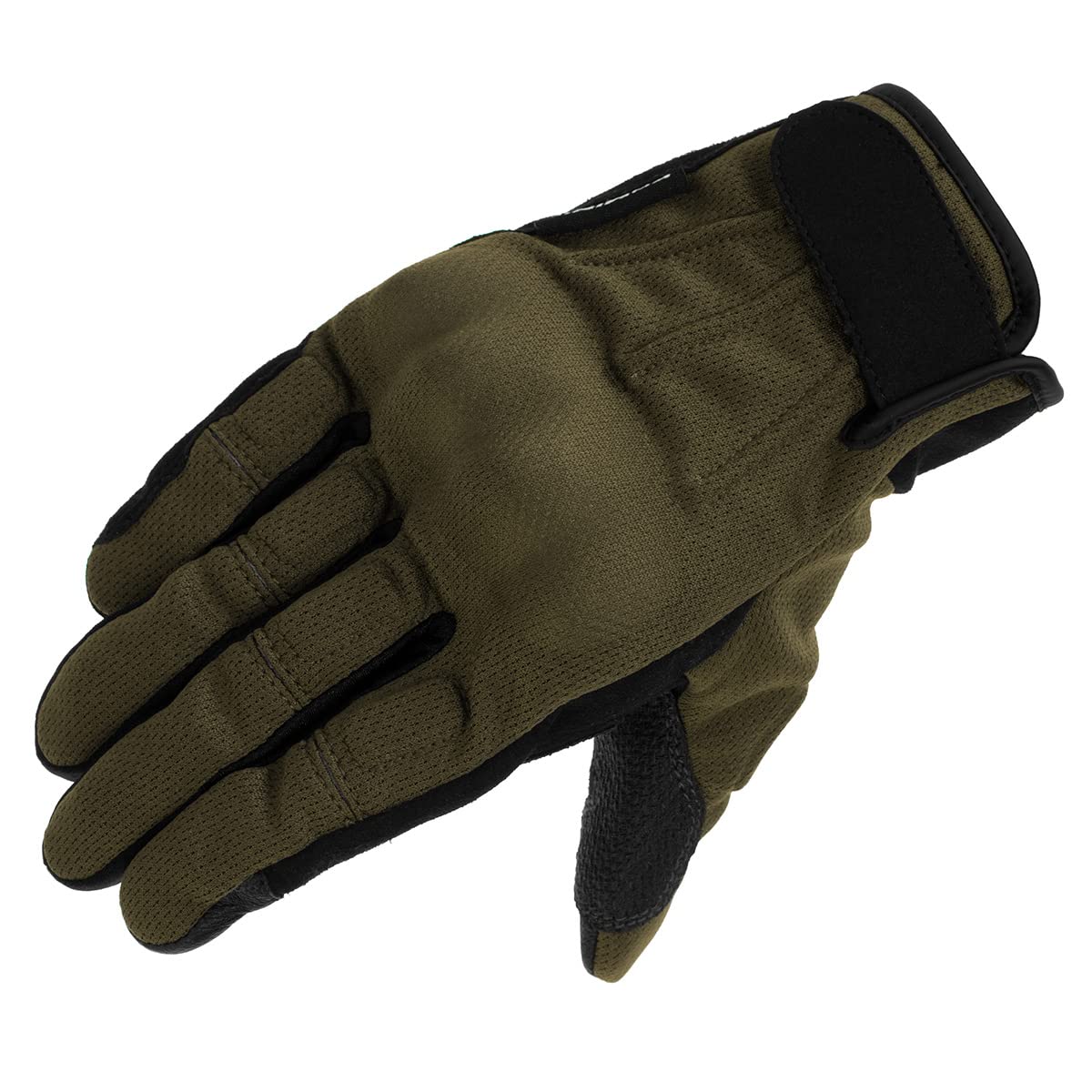 

Komine Motorcycle Gloves GK-2493 Protective Vintage Mesh Gloves, Olive, Medium