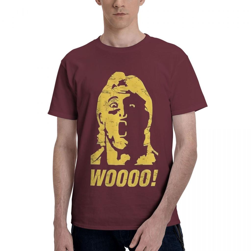 Ric Flair Woooo 100% Baumwolle Lässig Atmungsaktiv Bequem Oberteil Lustiges T-Shirt Für Männer Herren Kleidung