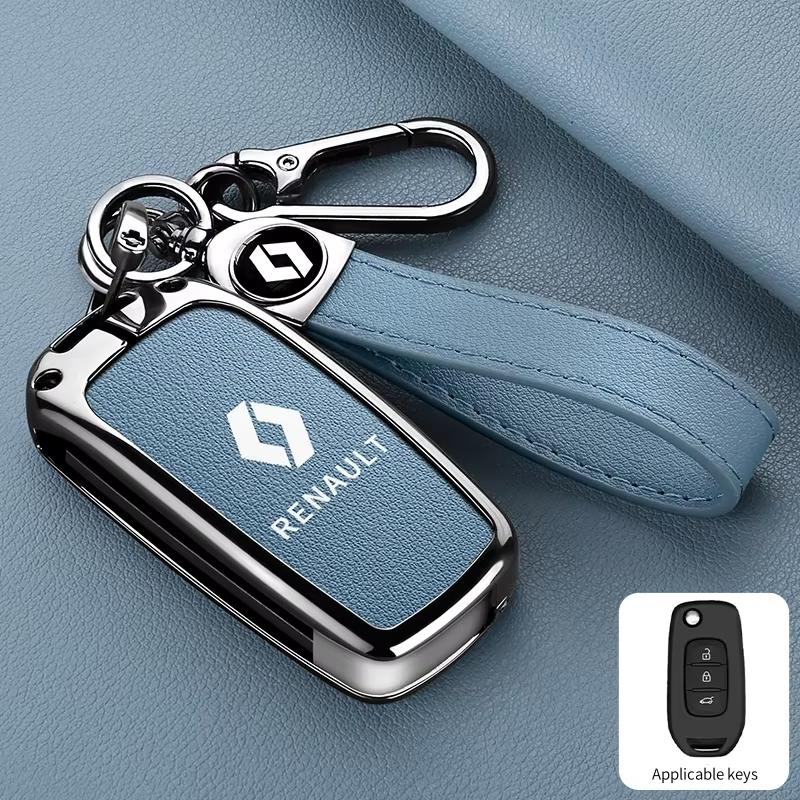 2026 Hot For Renault Hub Caps Car Key Case Cover Key Bag For Renault RS Scenic Clio Laguna 2 3 4 5 Kangoo Fluence Megane Trafic
