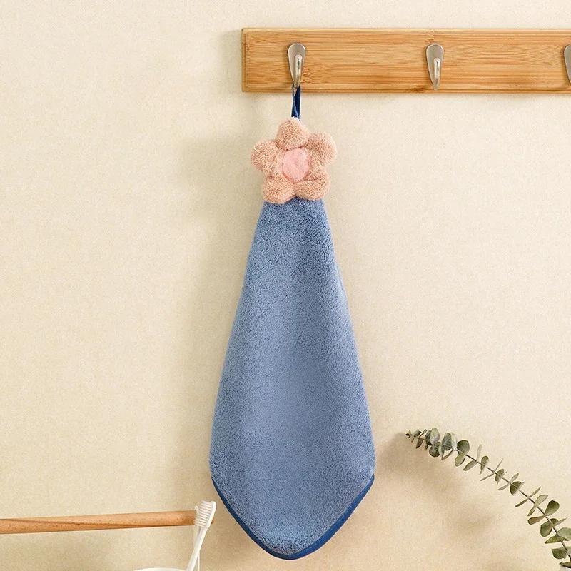 1PC Cute Kids Hand Towels Super Absorbent Microfiber Kitchen Towel Strong Water Absorption Quick Dry Wipe Kids Samll Towels