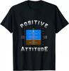 Positive Attitude Aviation Pilot Primary Flight Gift T-Shirt