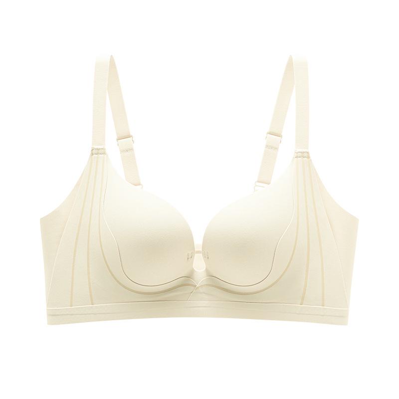 Europäischer & Amerikanischer Nahtloser Hebe-BH: Bügellos, Seitenhalt, Anti-Durchhängen, Verstellbar, für Frauen mit kleiner Brust zur Formgebung.