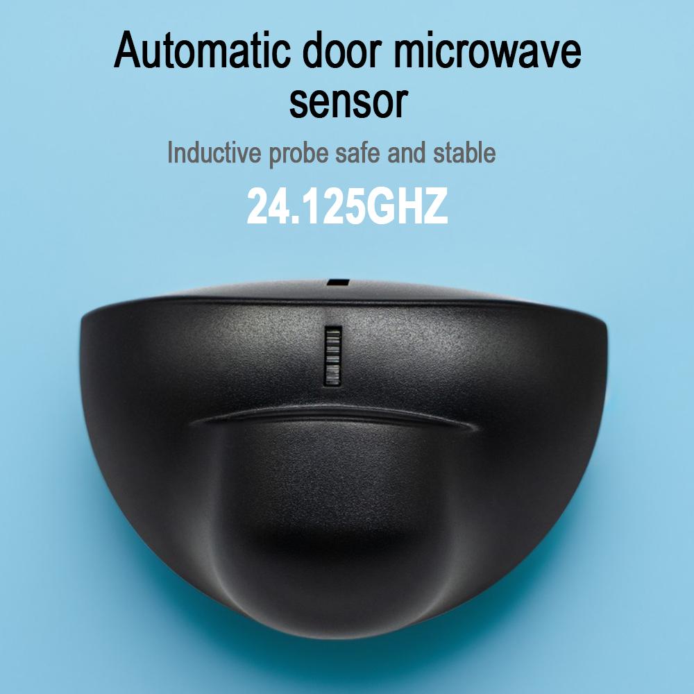 Sensore di movimento a microonde cablato Rilevatore radar DC 12-24V 24.125GHz per porta automatica Azienda di ascensori Supermercato Aeroporto
