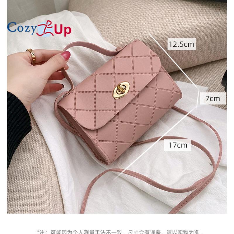Cozy Up Lingge Bag Embossed Mobile Phone Bag, Portable Small Bag, Mini Women's Bag