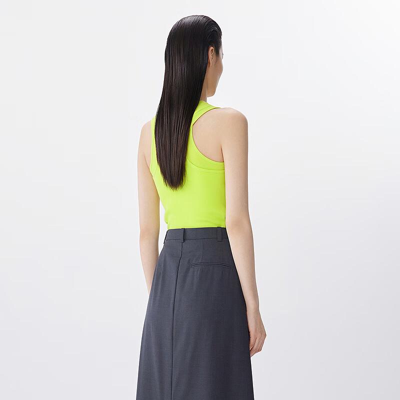 JNBY 2025 Summer New Slim Fit U-Neck Sleeveless Vest