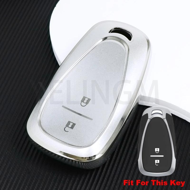 TPU Remote Car Key Case Cover For Chevrolet Onix Equino Orlando Cruze Spark Sonic Camaro Volt Bolt Trax Malibu  Traverse Blazer