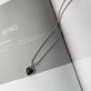 Love necklace design sense heart-shaped collarbone chain sweater chain retro couple jewelry pendant men's accessories