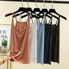 Versatile Suspenders Women's Small Sexy Vest Women's Inner Ice Silk Thin Clothes Slim and Thin Round Neck Suspenders