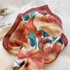 1PCS Korean Version Ins70 Printed Silk Scarf, Women's Thin Scarf, Scarf Decoration, Versatile Scarf
