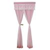 Lace Princess Privacy Door Curtain - No Drill, Anti-Peep, Decorative Partition for Bedroom or Living Room.