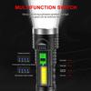 Portable Flashlight Rechargeable Powerful LED Torch IPX4 Waterproof 4 Modes 500LM Outdoor Lighting for Hiking Climbing Emergency