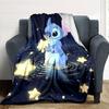 1pc S-Stitch17 Blanket, Gift, for Men and Women, Soft Blanket, Good for Sofa Bed Couch Travel, Lightweight Flannel Blanket