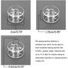 20Pcs Universal SA156 Sewing Machine Bobbins, Clear Plastic Empty Spools for DIY Embroidery & Household Sewing Machines