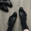 Fashion Soft Leather Shoes Woman Pointed Toe Loafers Casual Sneakers Brand Designer 2025 New Mid Heels Office Pumps Chunky Shoes Man