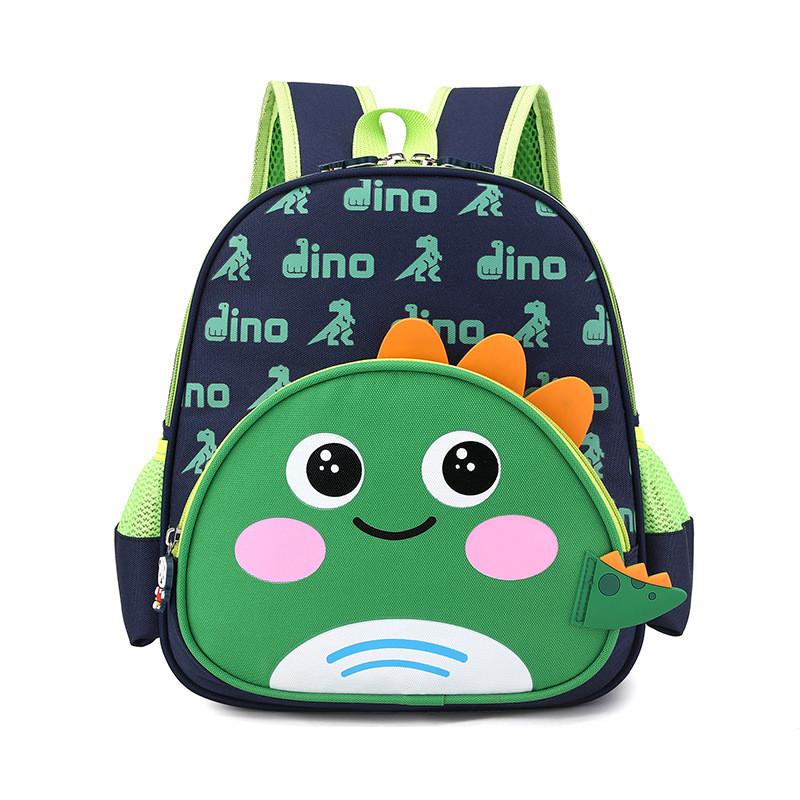 Kids Animal Cartoon Nylon Backpack With Breathable Durable Design For Preschool Children